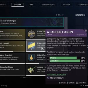 Destiny 2: A Guide to Obtaining the Null Composure Seasonal Ritual Weapon