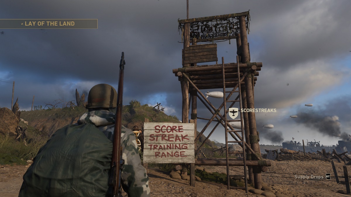 Call of Duty: WW2 Headquarters guide - Scorestreak Training Range