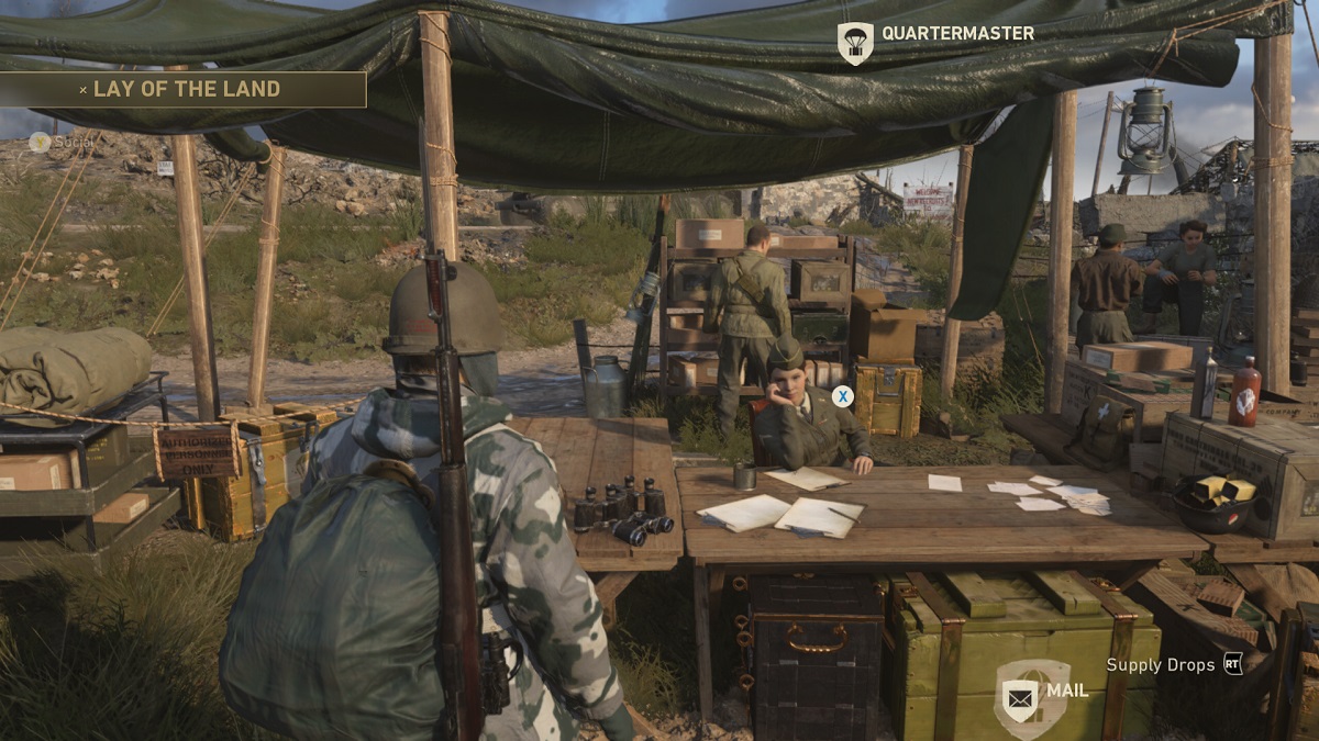 Call of Duty: WW2 Headquarters guide - Quartermaster
