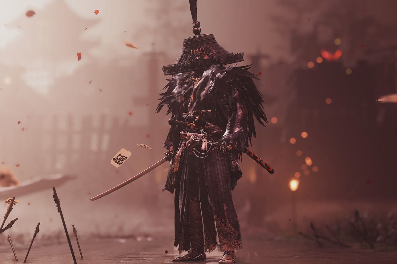 Bloodborne armor skin from Ghost of Tsushima: Director's Cut.