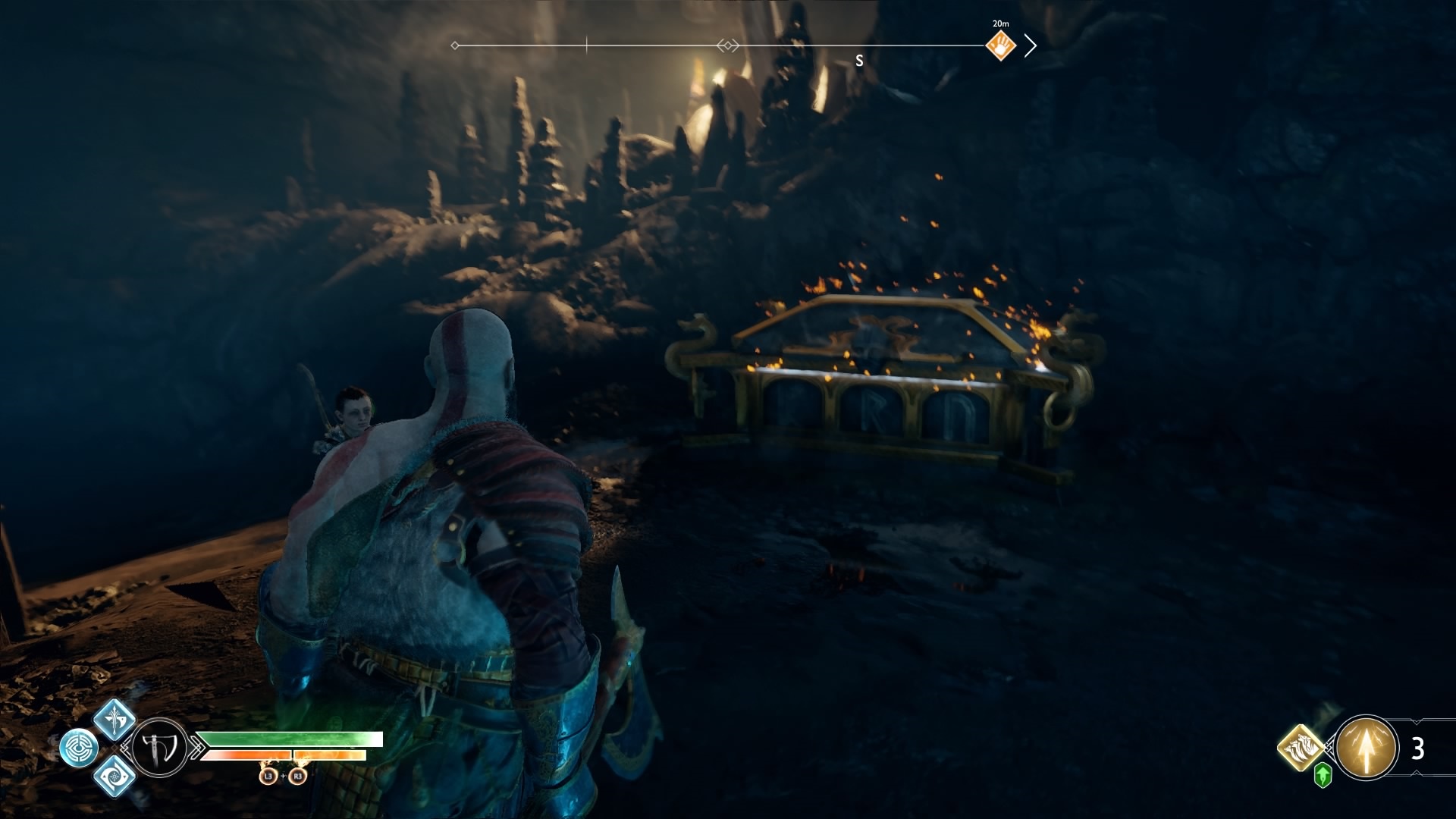 god of war nornir chests collectibles guide 16 witch's cave