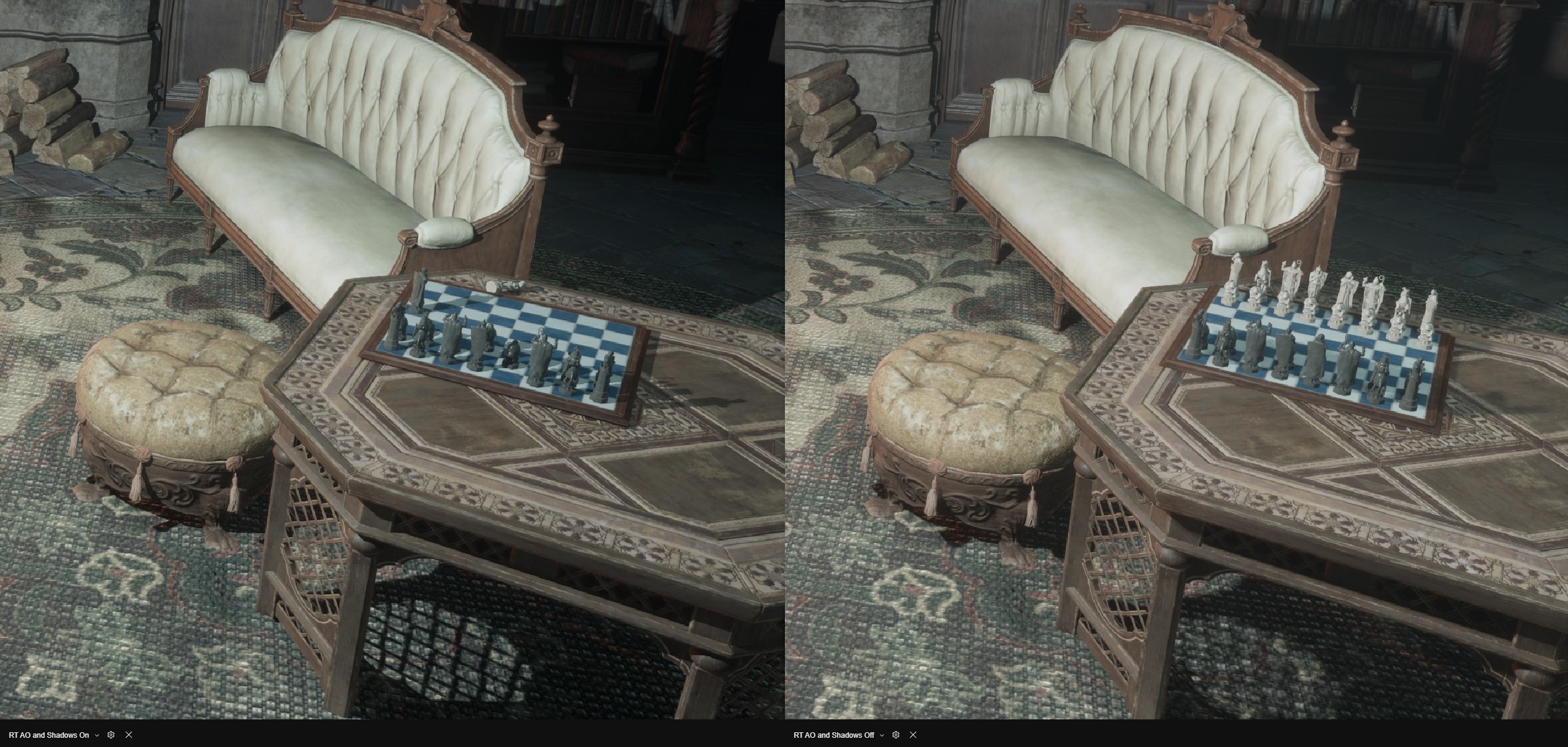 Ray-traced shadows and ambient occlusion in Hogwarts Legacy