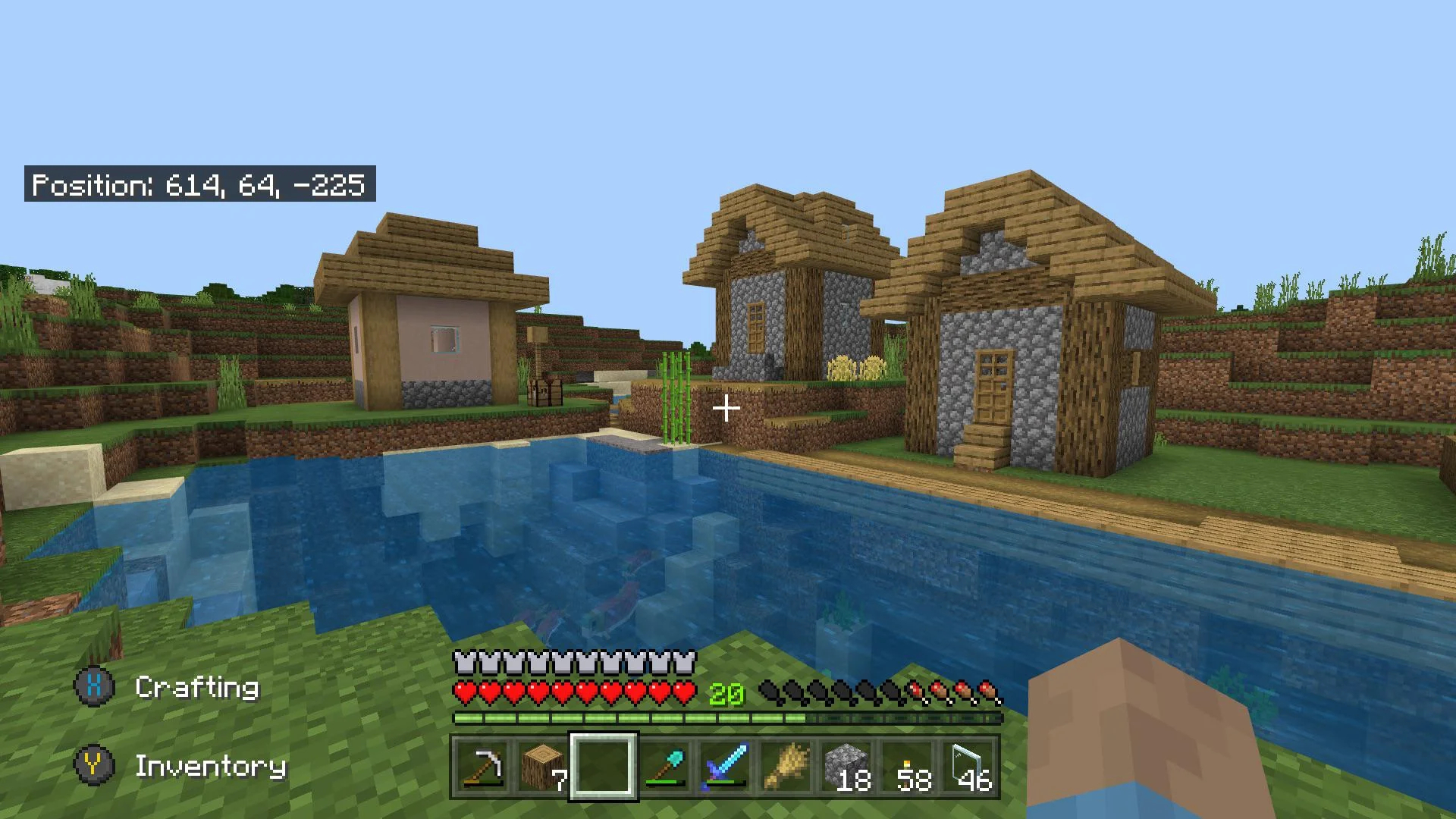 Example of a Minecraft village