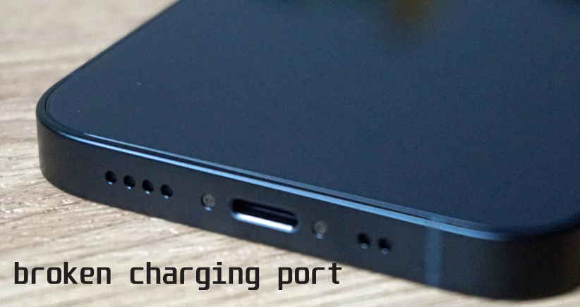 broken charging port